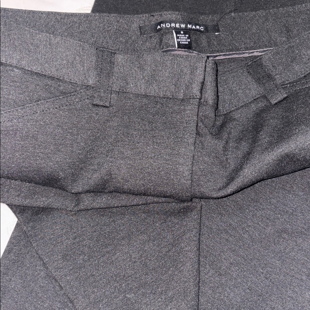 Andrew Marc Women's Charcoal Pantsuit - Picture 6 of 6